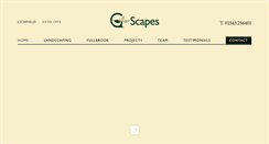 Desktop Screenshot of g-scapes.co.uk