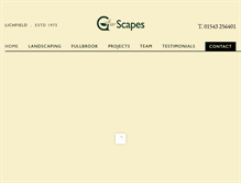 Tablet Screenshot of g-scapes.co.uk